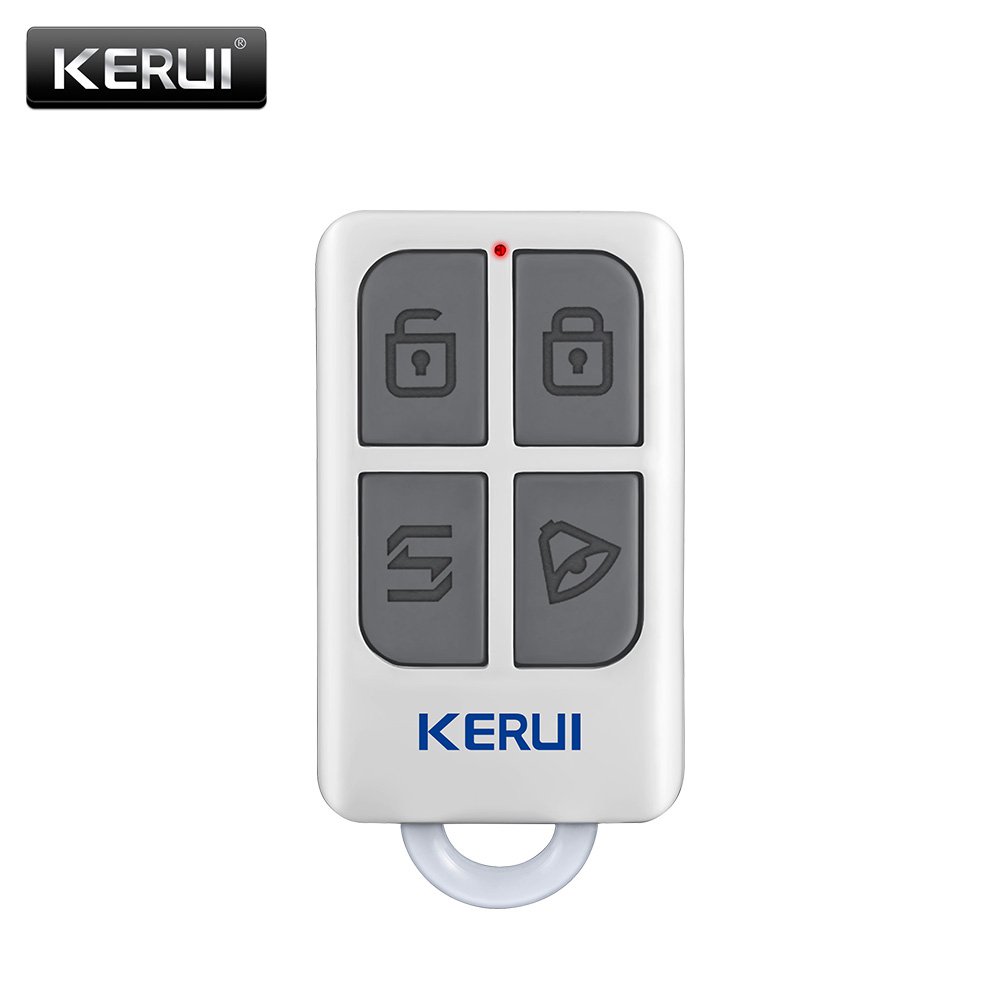 Home Security With Ai - KERUI Draadloze krachtige draagbare afstandsbediening 4-knoppen