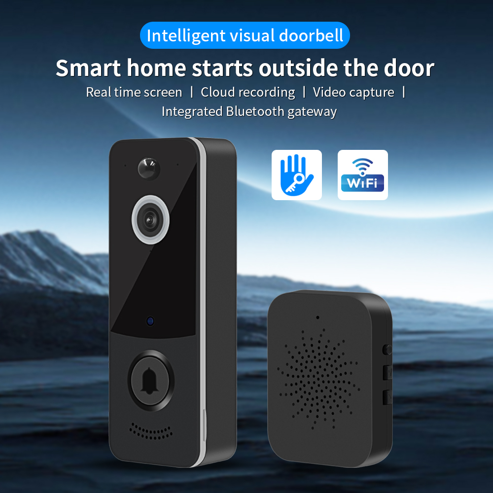 Home Security Doorbell Camera - 1080P WIFI Video Deurbel TTLOCK App