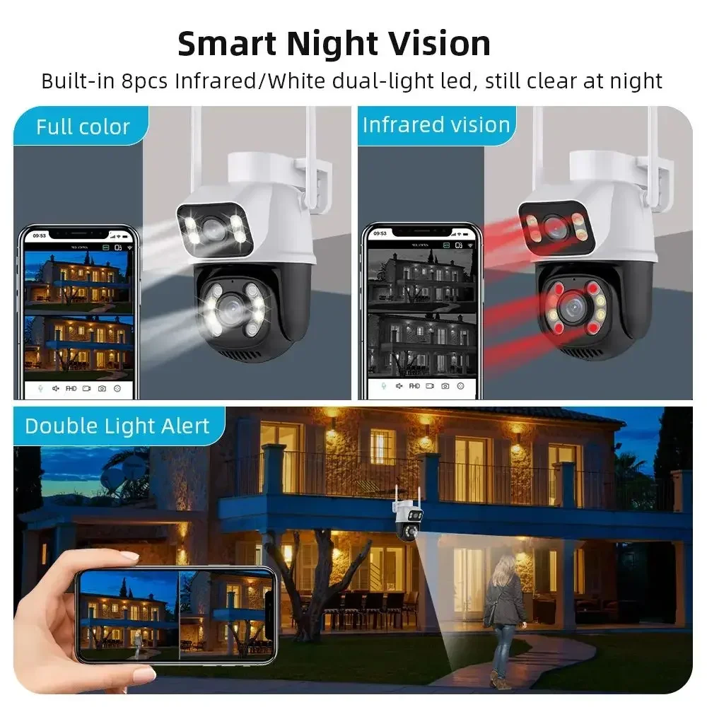 Home Security Wireless Cameras - Icsee Xmeye 6MP 8CH Draadloos Thuisbeveiliging
