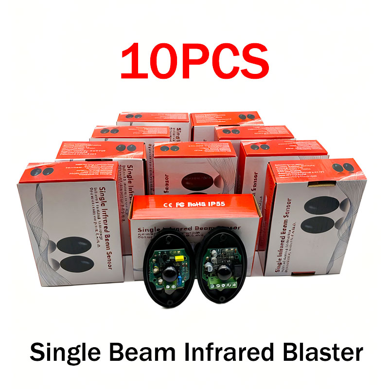 Home Security Beams - 10paar huisdeurbeveiligingssysteem foto-elektrische infrarooddetector enkele straal