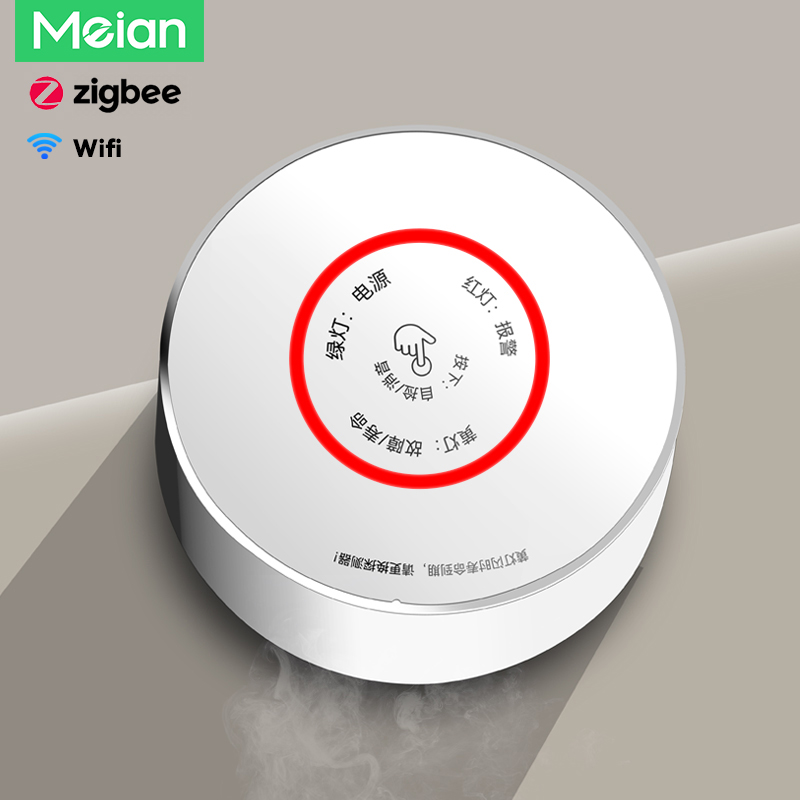 Home Security With Ai - Mian Zigbee Gasdetector Tuya Wifi Brandbaar