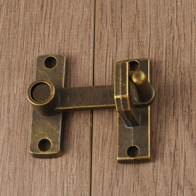 Door Chain Guard - 1 Set Brons Schuifraam Deurslot Handvat