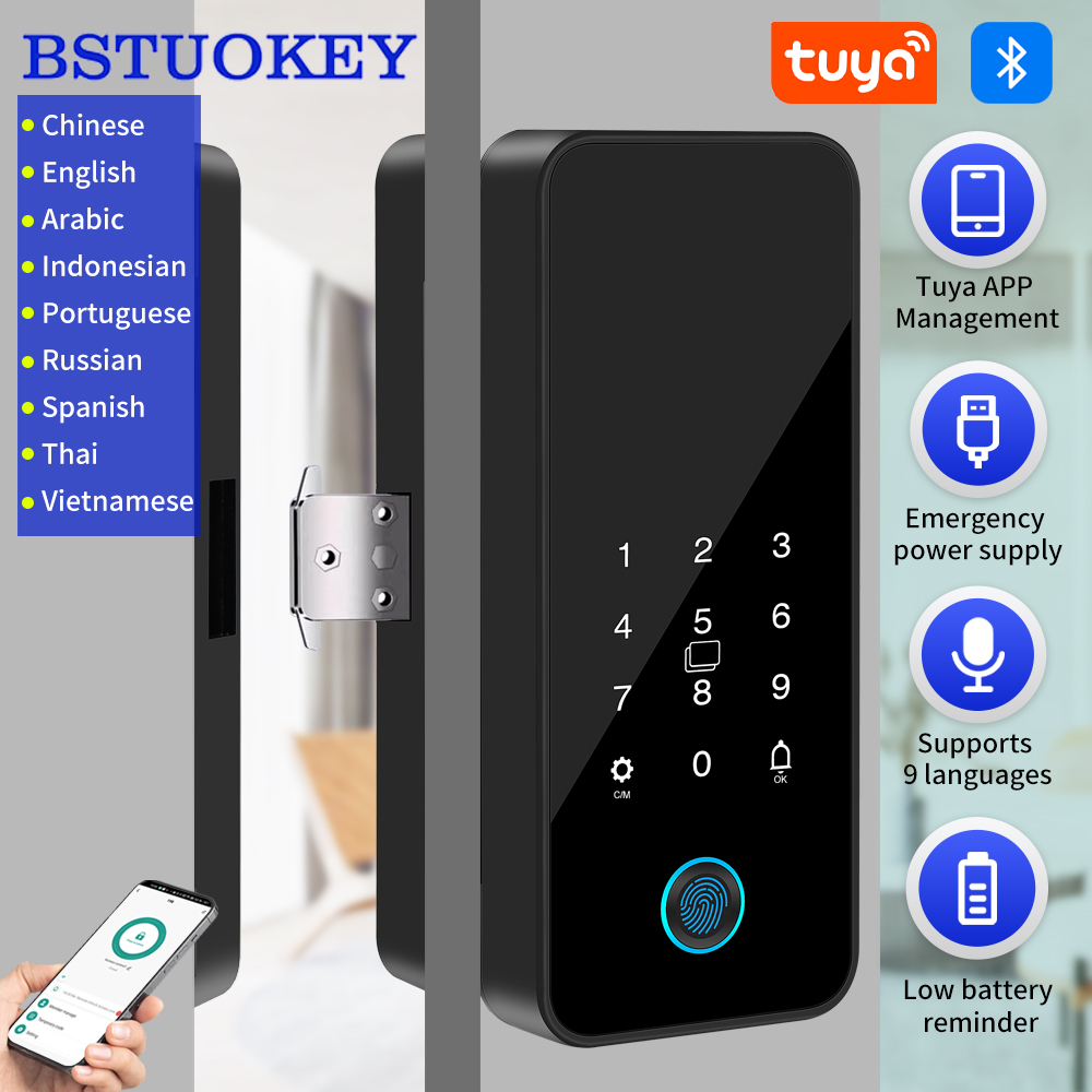 Home Security Tapo - Tuya Smart Life Bluetooth glazen deurslot