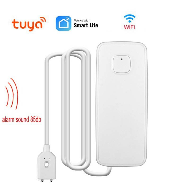 Home Security With Ai - Tuya Wifi Slimme Waterleksensor Wateroverloop Niveau