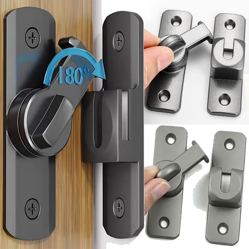 Home Security Tapo - 90/180 ° Draaibare deursloten van zinklegering,