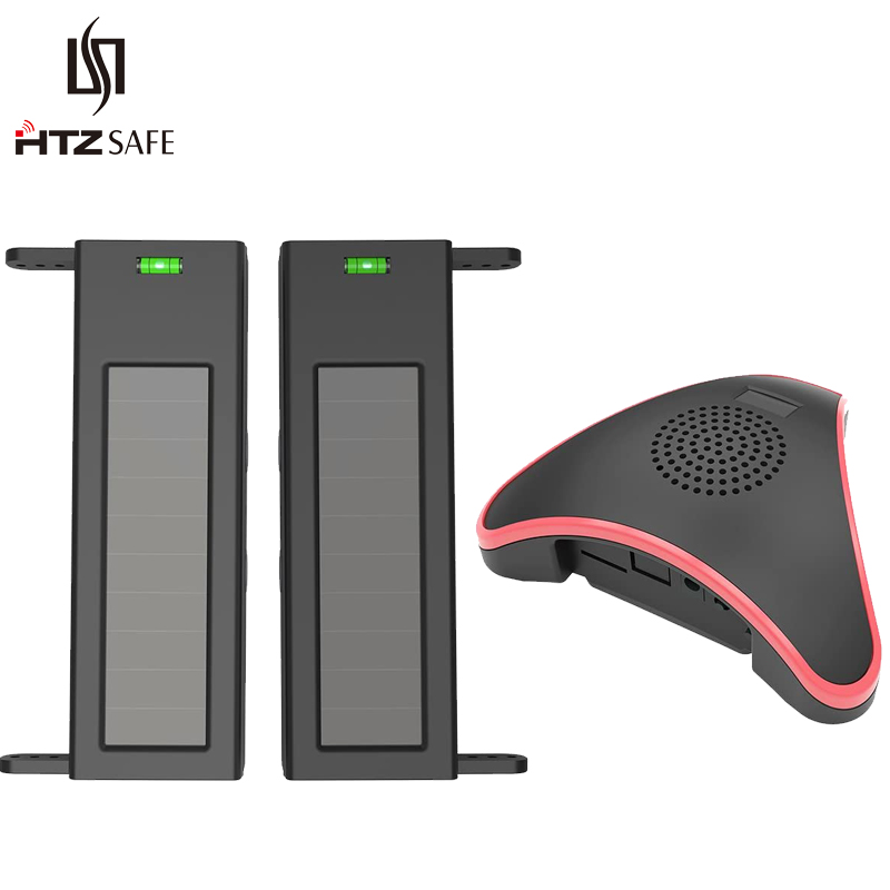 Home Security Beams - HTZSAFE Solar Beam Sensor Oprit Alarmsysteem
