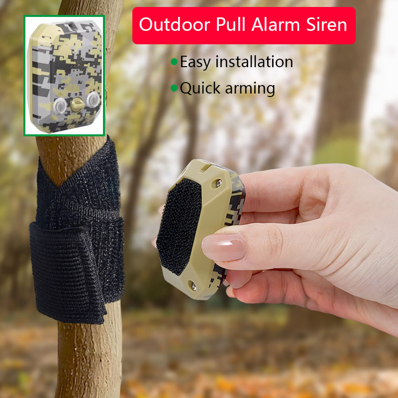 Alarm Siren Outdoor - Draagbare Outdoor Pull Sirene Camping Reizen