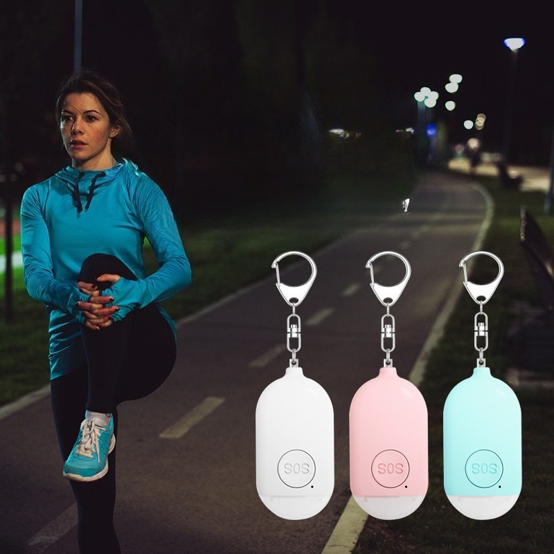 Alarm Siren Outdoor - Oplaadbaar persoonlijk veiligheidsalarm met zaklamp, slimme