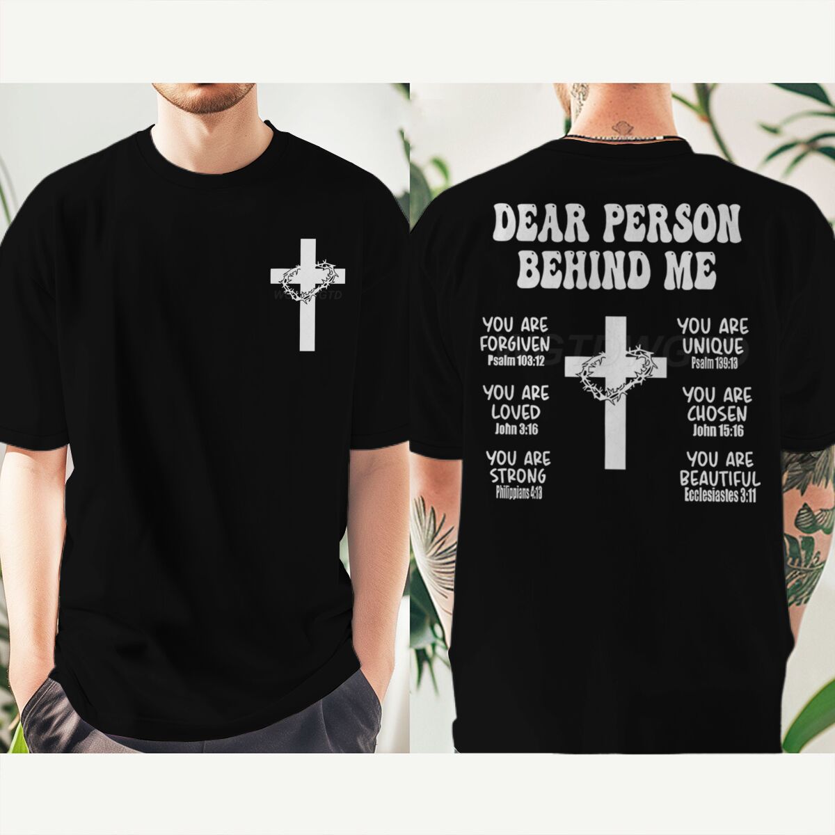 Home Security Companies Near Me - Christelijke Bijbelvers T-shirt 
