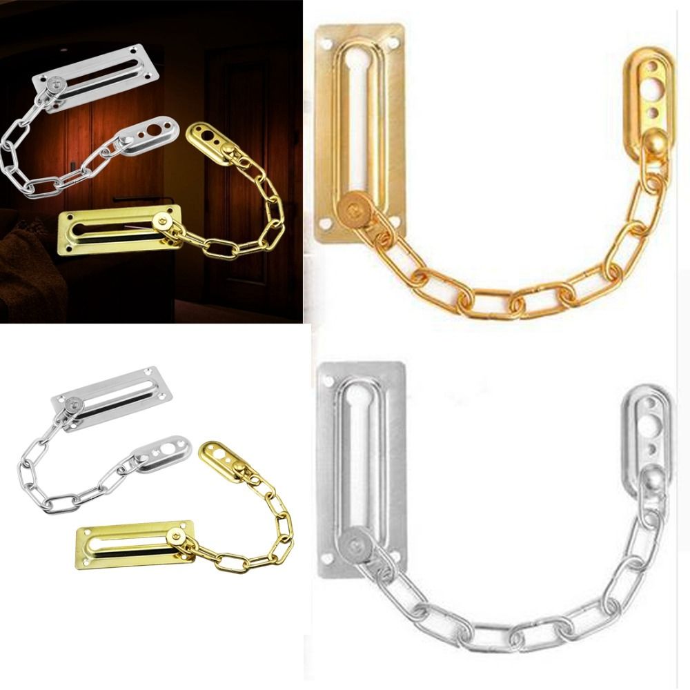 Door Chain Guard - Gepolijst klink Deurslot Veiligheidskettingbeschermer Veerbeschermer Accessoires