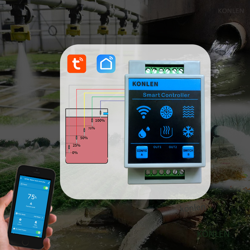 KONLEN Tuya Waterniveausensor  - Home Security With Ai recensie en prijs