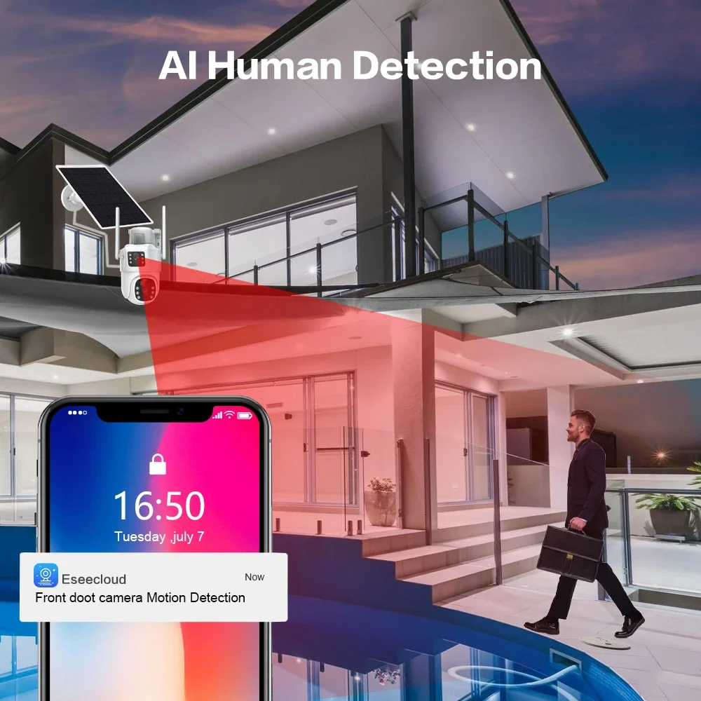 4K 8mp Dual Lens Wifi Solar Cc - Camera Solar Wireless recensie en prijs