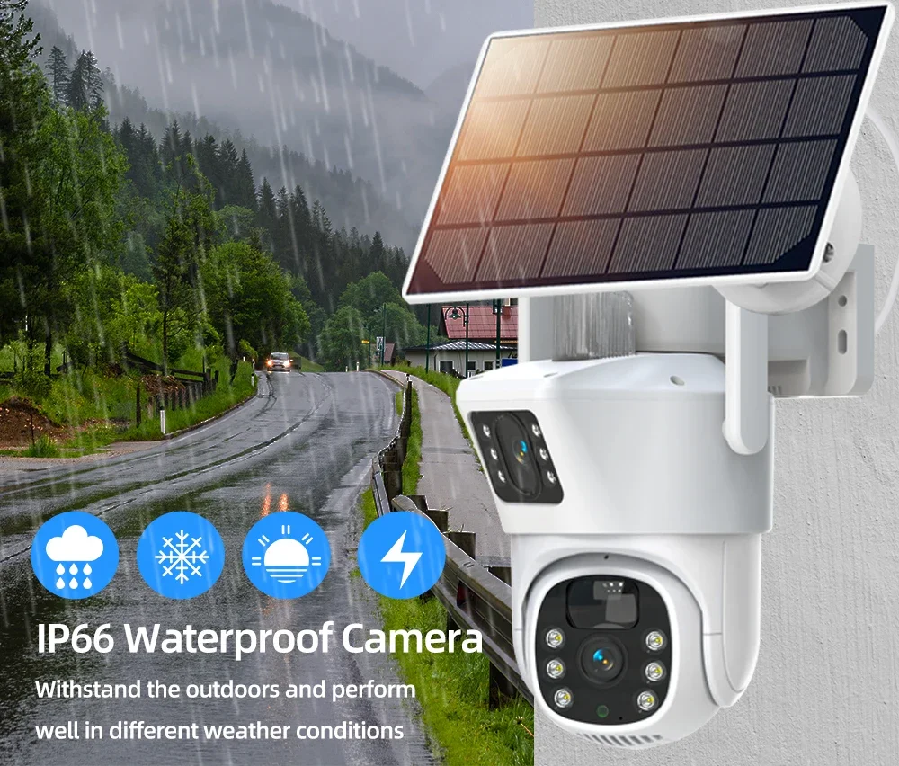 4K 8mp Dual Lens Wifi Solar Cc - Camera Solar Wireless recensie en prijs