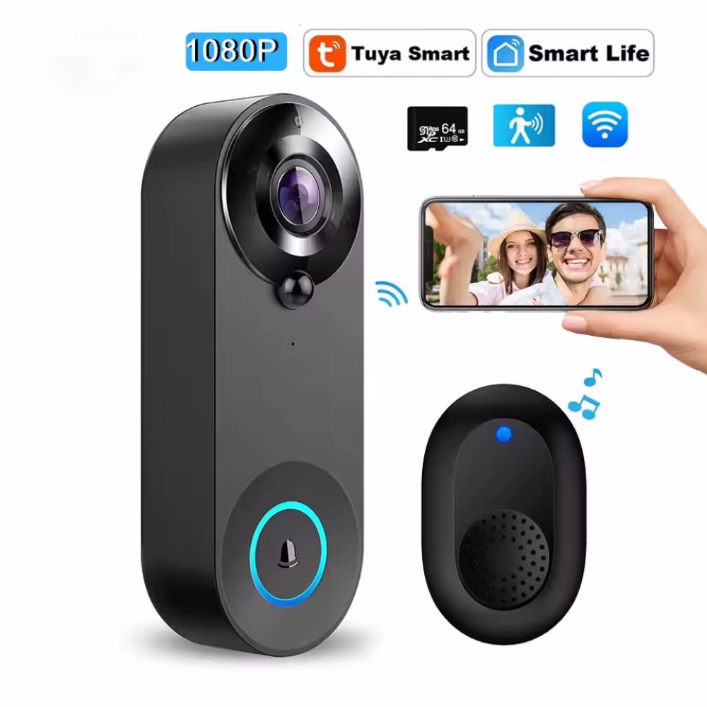 Tuya 1080P Draadloze WIFI Deur - Home Security Doorbell Camera recensie en prijs