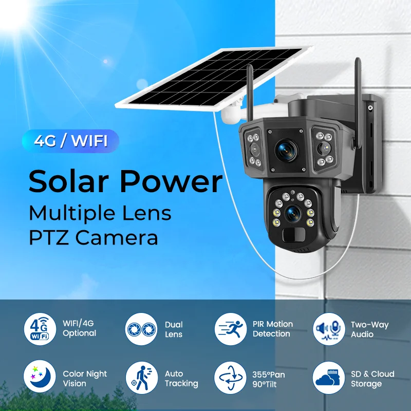 2026 V380 Pro 4MP Draadloze PT - Camera Solar Wireless recensie en prijs