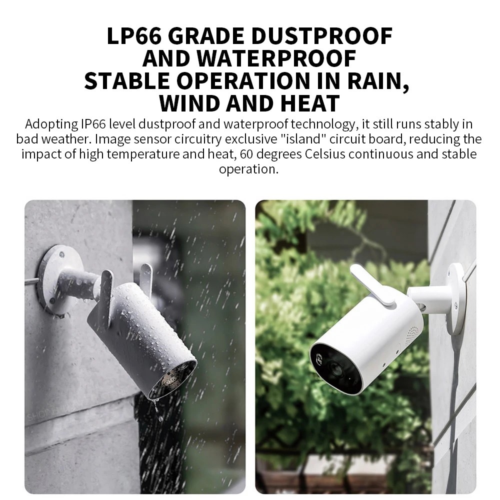 Xiaomi Buitencamera AW300 IP66 - Home Security Camera Xiaomi recensie en prijs