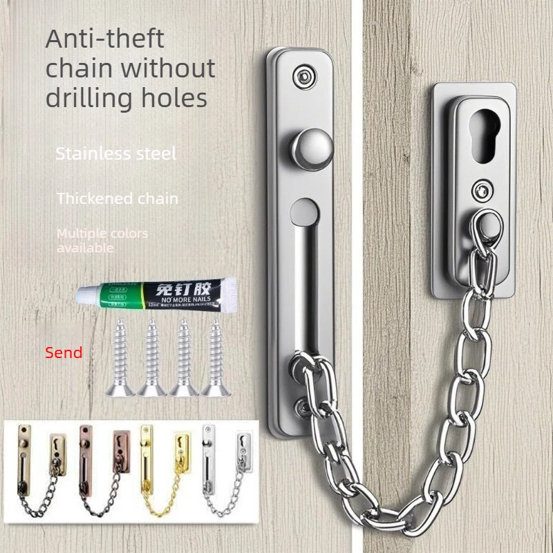 Geen boor nodig, roestvrijstal - Door Chain Guard recensie en prijs