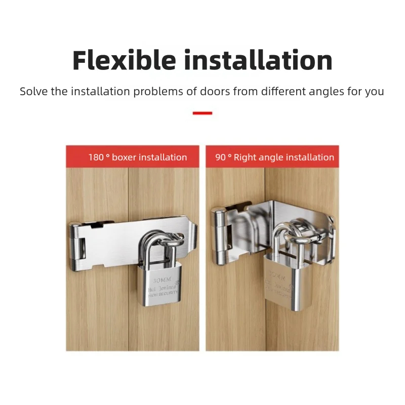 Rvs Hangslot Hasp 90 Graden Ha - Home Security Tapo recensie en prijs
