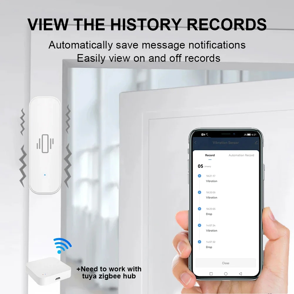 Smart ZigBee Trillingssensor A - Home Security Gadgets recensie en prijs