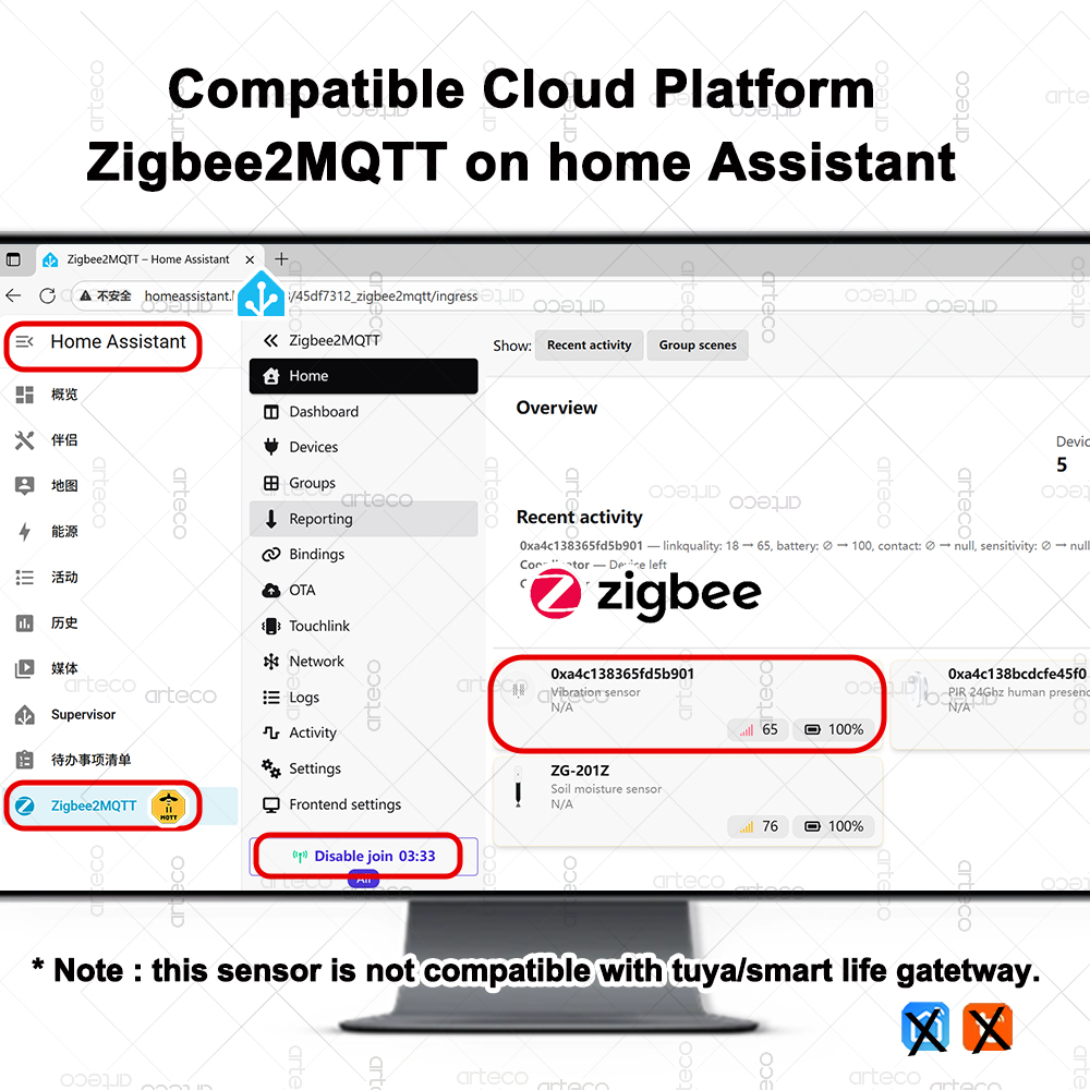 Smart ZigBee 3.0 Trillingssens - Home Security Gadgets recensie en prijs