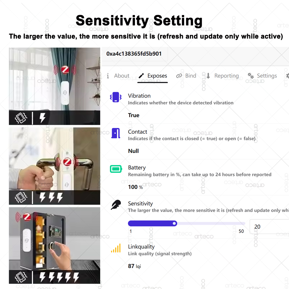 Smart ZigBee 3.0 Trillingssens - Home Security Gadgets recensie en prijs