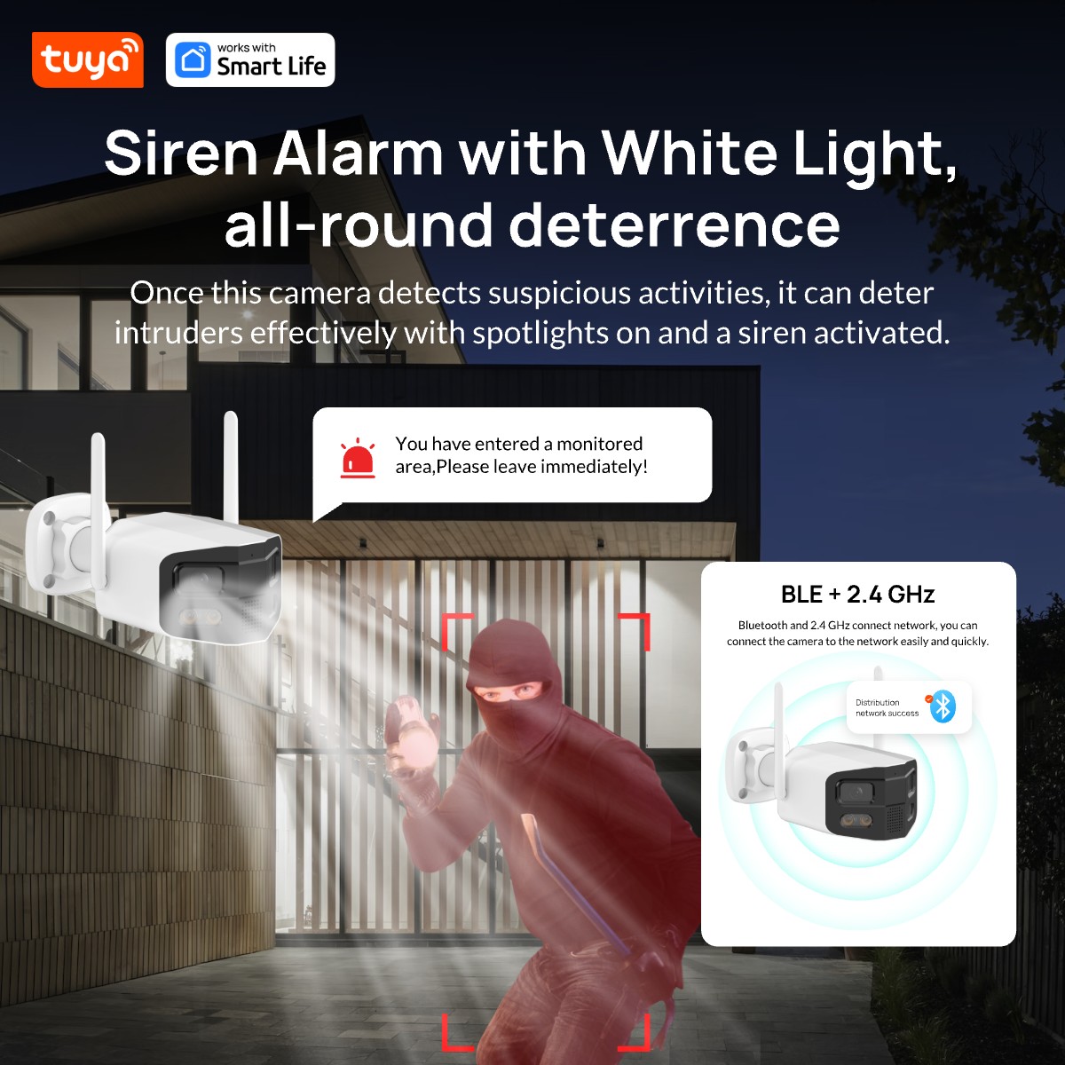 Tuya Smart 4MP 2,5K dubbele le - Home Security Camera Xiaomi recensie en prijs