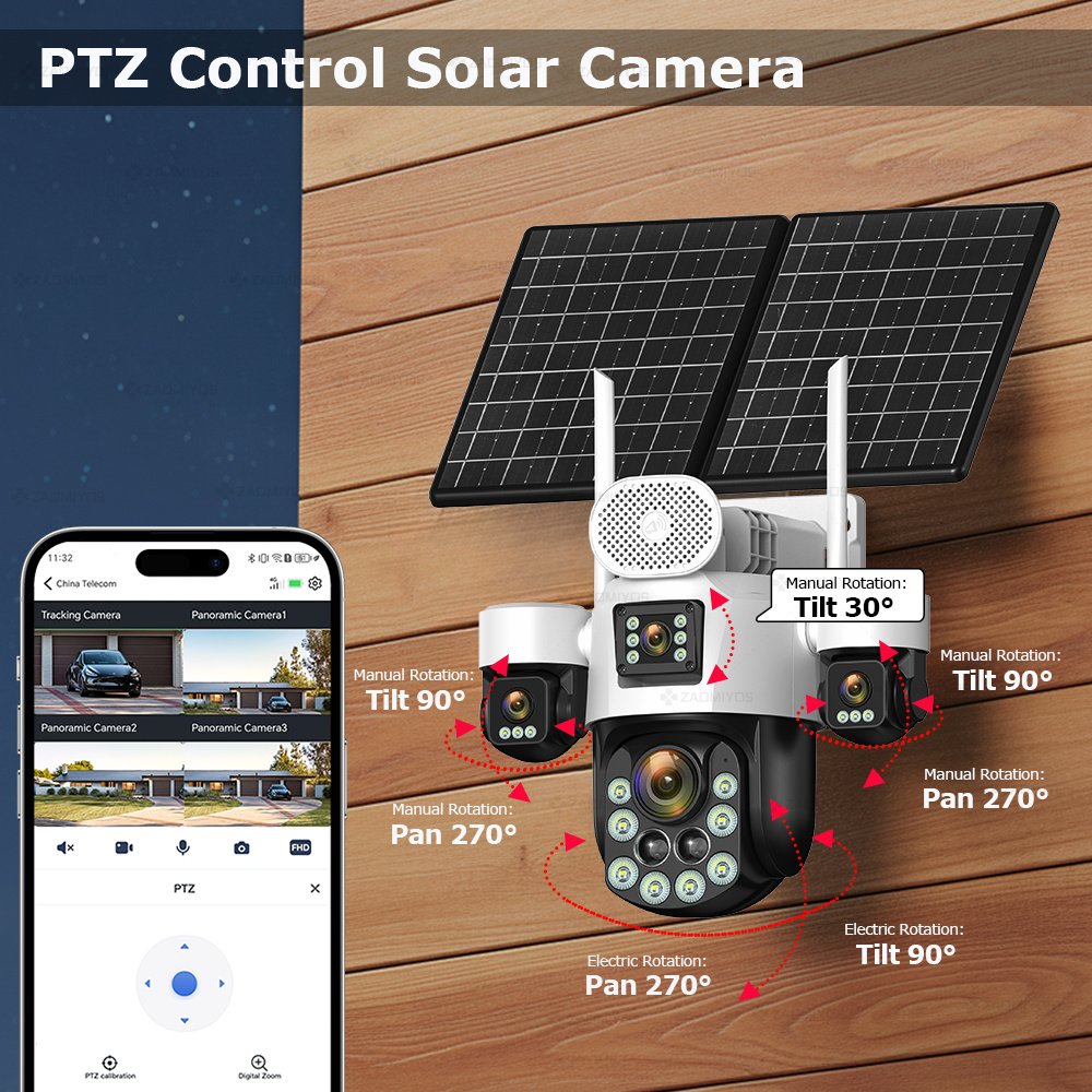 4-lens buitencamera 360° °   S - Alarm Siren Outdoor recensie en prijs
