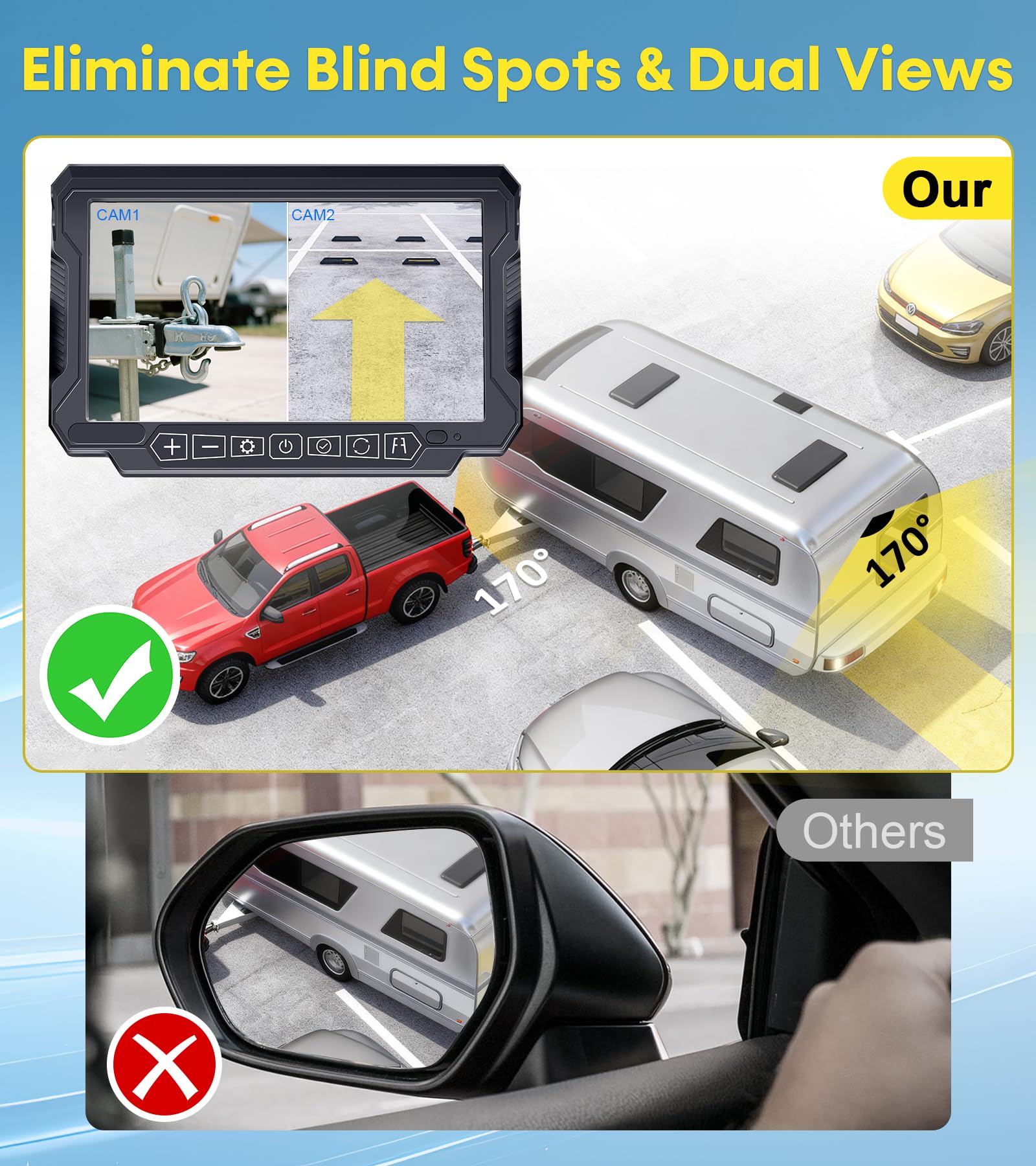 Airow auto Dual Wireless Water - Camera Solar Wireless recensie en prijs