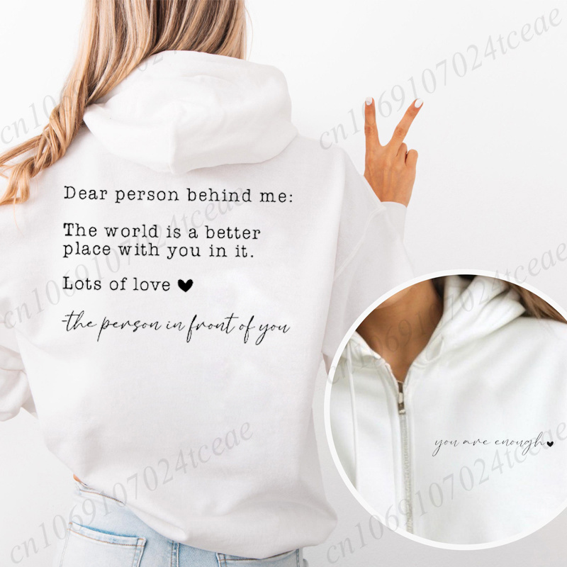 Dear Person Behind Me Zip-up h - Home Security Companies Near Me recensie en prijs
