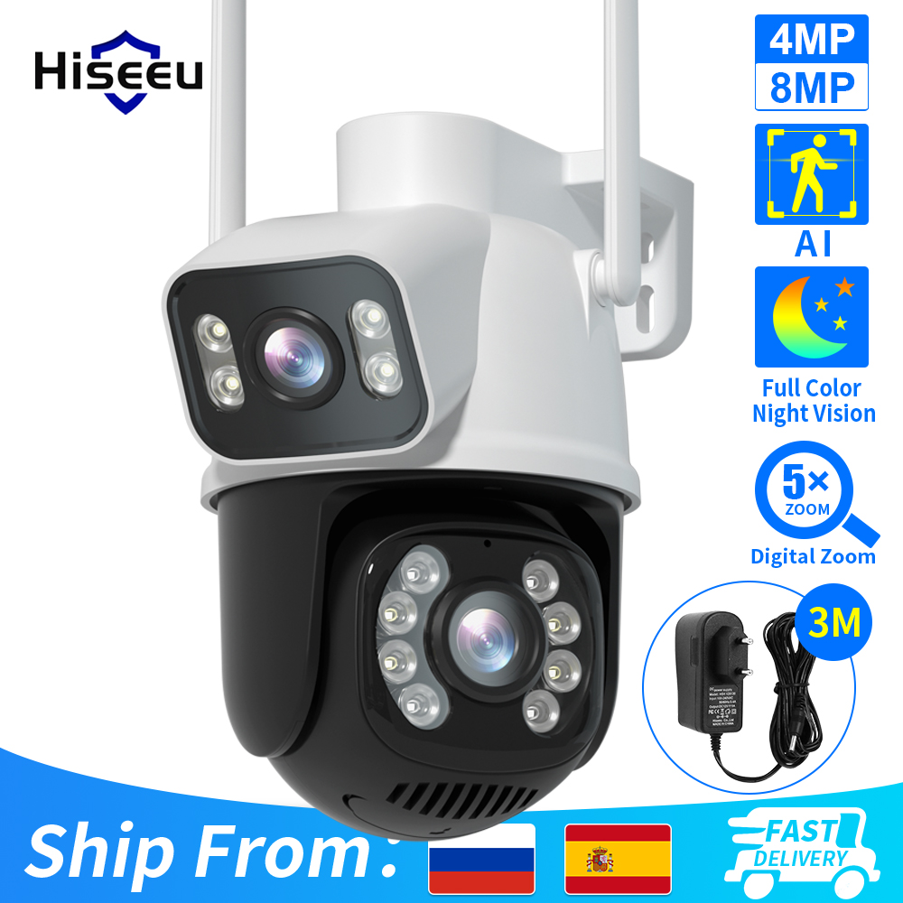 Hiseeu 4K 8MP PTZ Wifi IP Came - Home Security Camera Xiaomi recensie en prijs