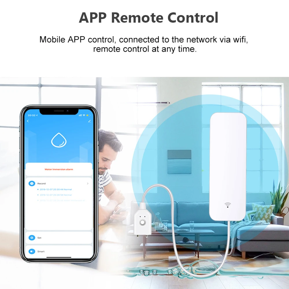 Tuya WiFi Zigbee Watersensor S - Home Security With Ai recensie en prijs