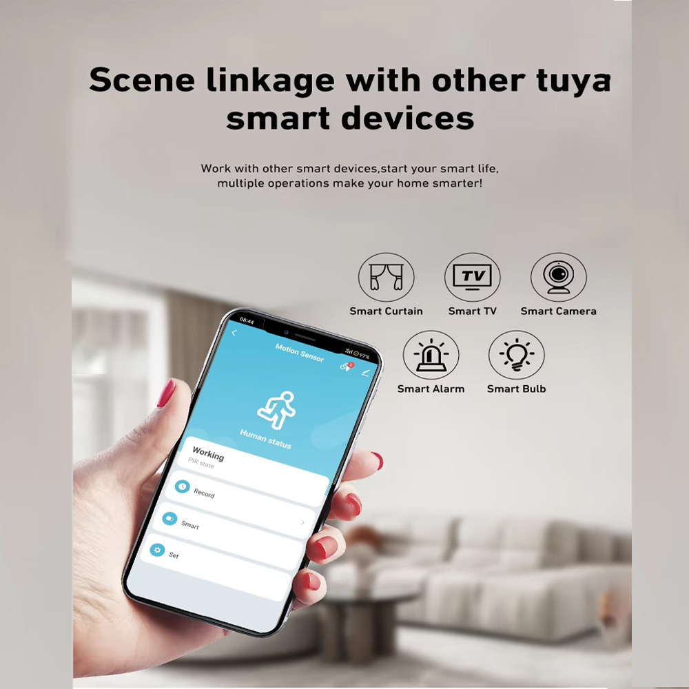 Slimme PIR-bewegingssensor WiF - Home Security With Ai recensie en prijs