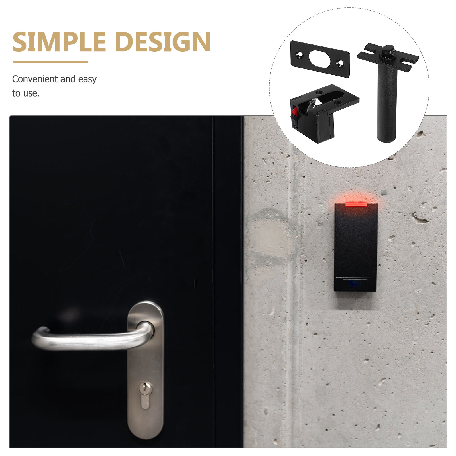 1Set Verborgen roestvrijstalen - Door Chain Guard recensie en prijs