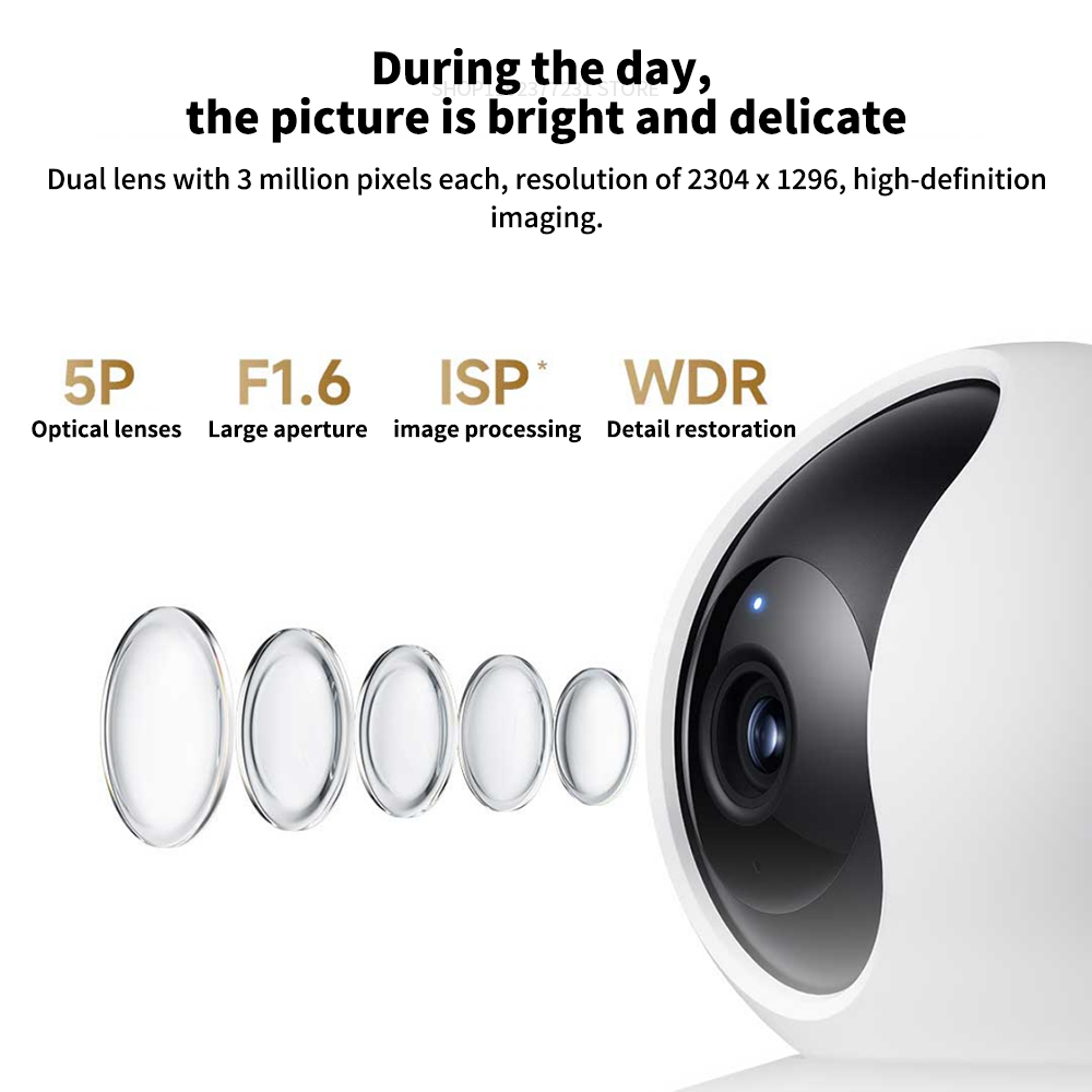 Xiaomi slimme camera C300 PTZ  - Home Security Camera Xiaomi recensie en prijs