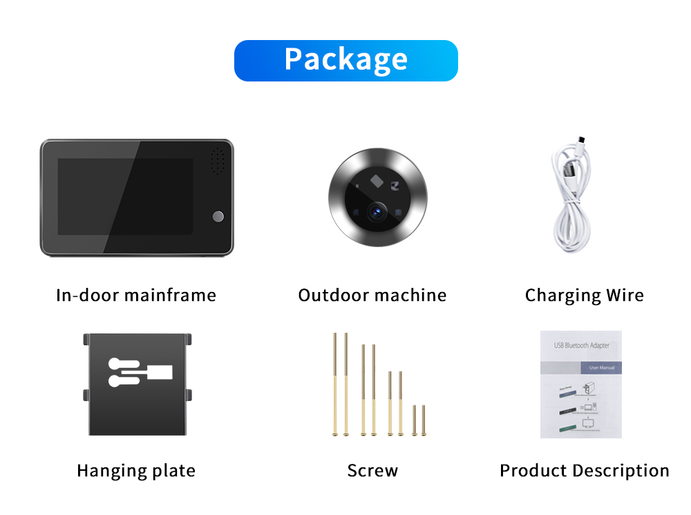 4,3 inch Tuya Smartlife WiFi D - Home Security Wireless Cameras recensie en prijs