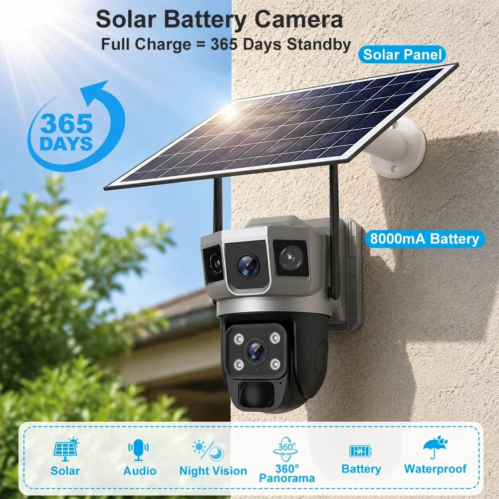 V380 4K 3 Schermen 4G Camera Z - Home Security With Ai recensie en prijs