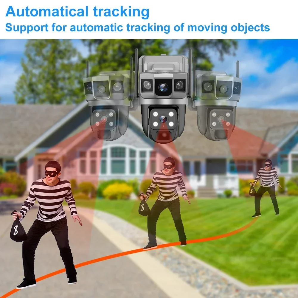 V380 4K 3 Schermen 4G Camera Z - Home Security With Ai recensie en prijs