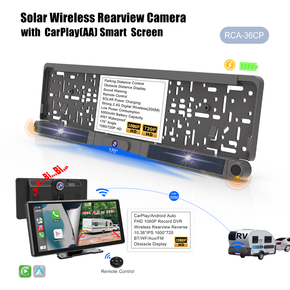 10,36 inch draadloos Android A - Camera Solar Wireless recensie en prijs