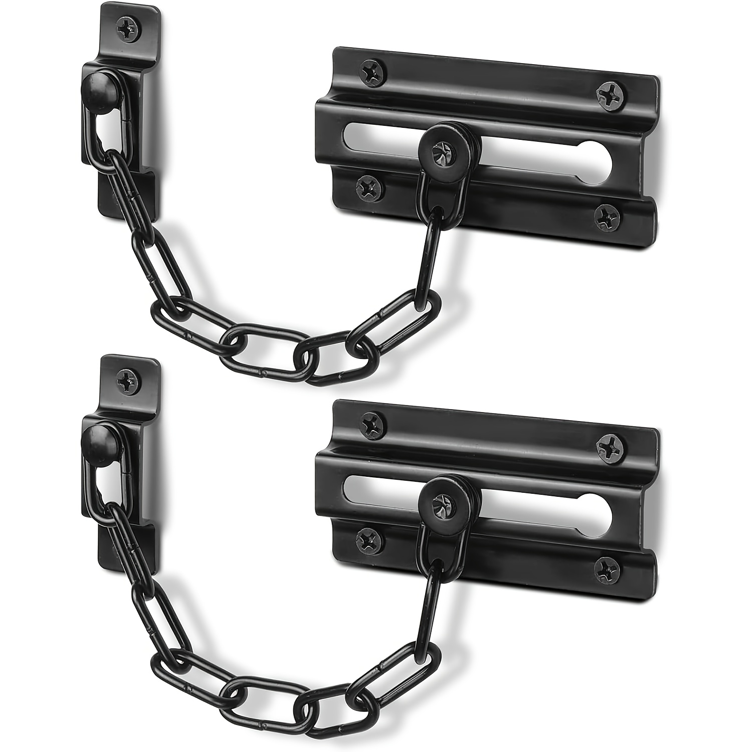 2-pack deurkettingslot zwart,  - Door Chain Guard recensie en prijs