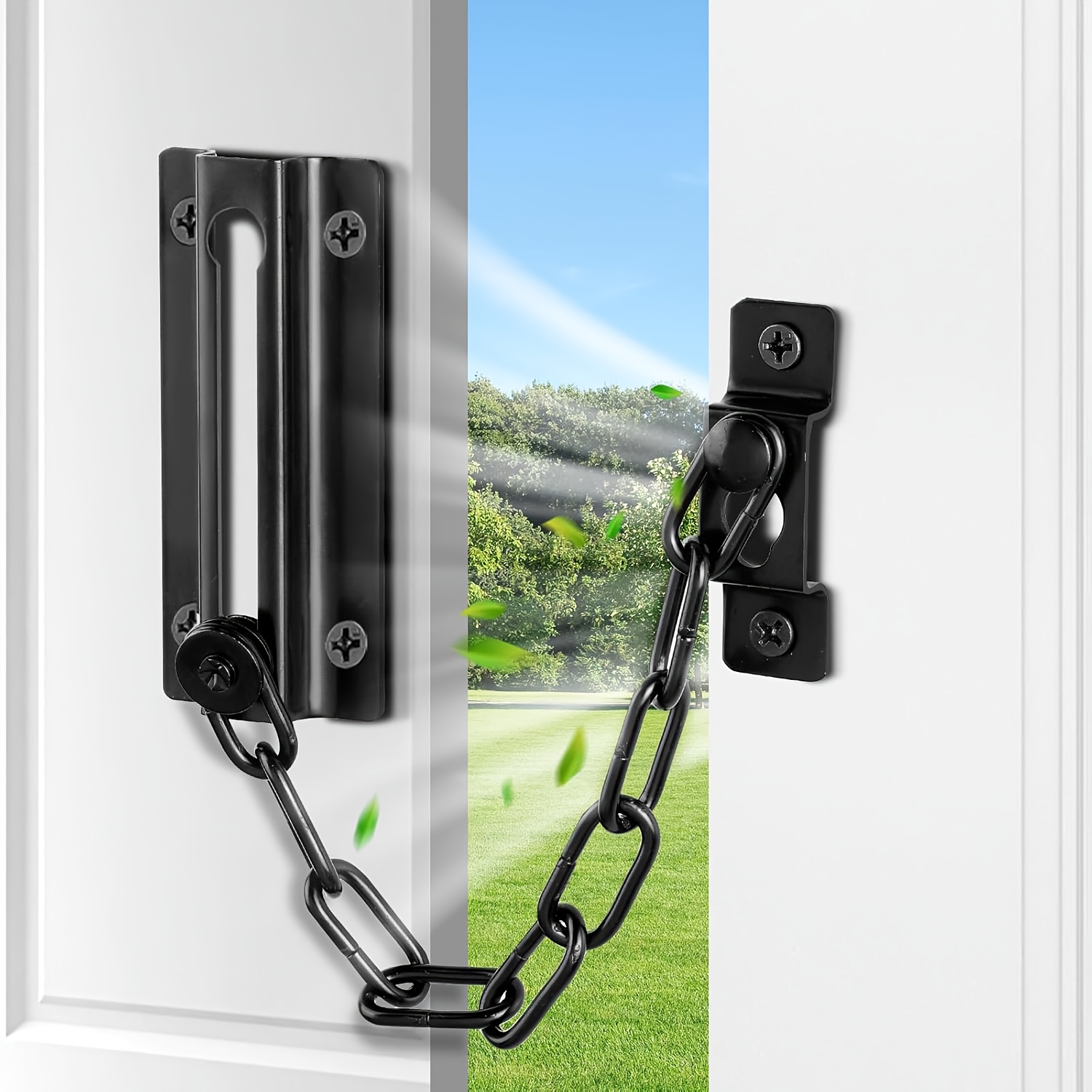 2-pack deurkettingslot zwart,  - Door Chain Guard recensie en prijs