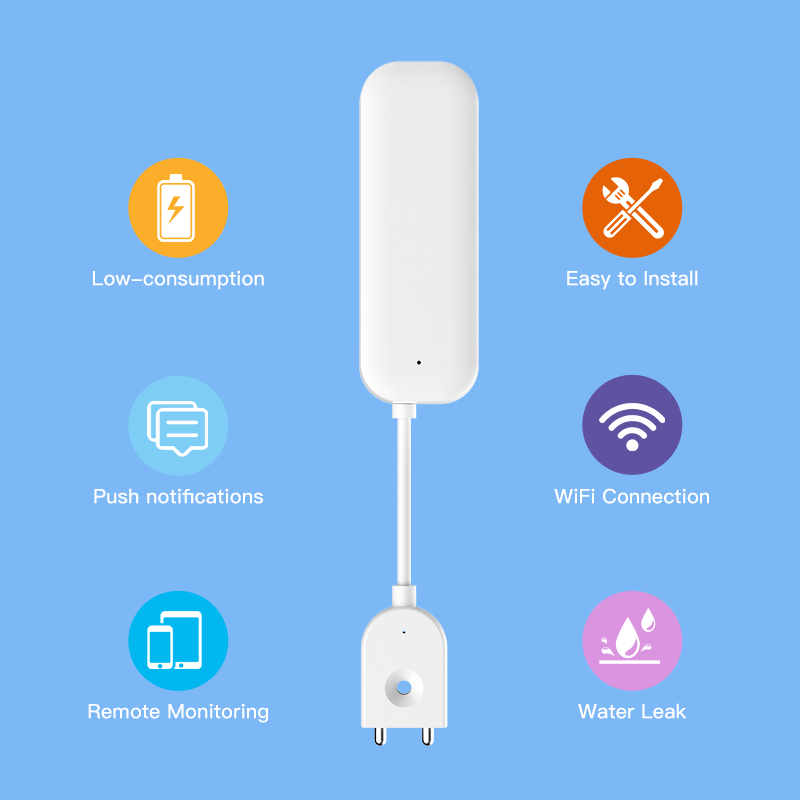 Tuya WiFi ZigBee Watersensor L - Home Security With Ai recensie en prijs