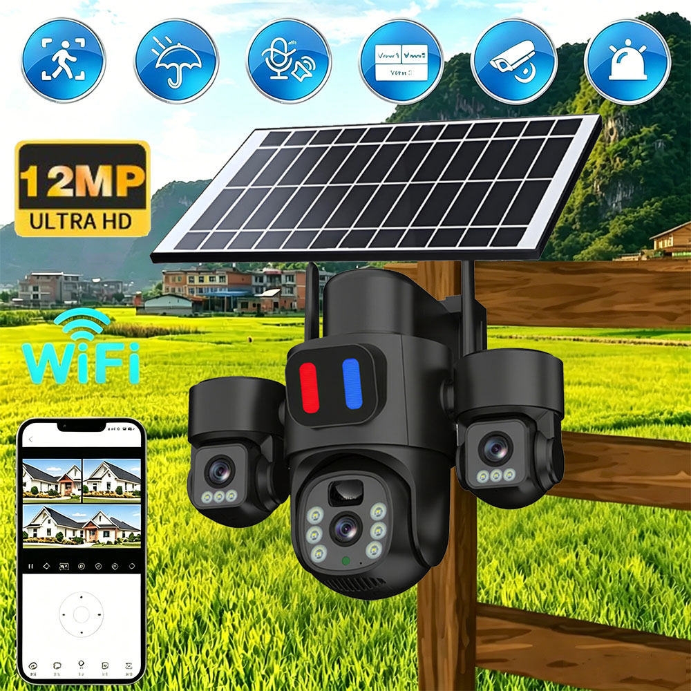 Solar WiFi PTZ-camera Buiten D - Home Security Wireless Cameras recensie en prijs