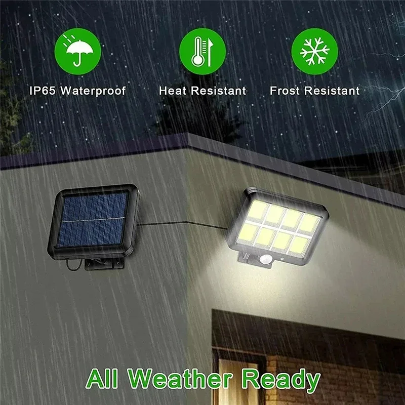 LED-zonne-split-wandlamp buite - Home Security Beams recensie en prijs