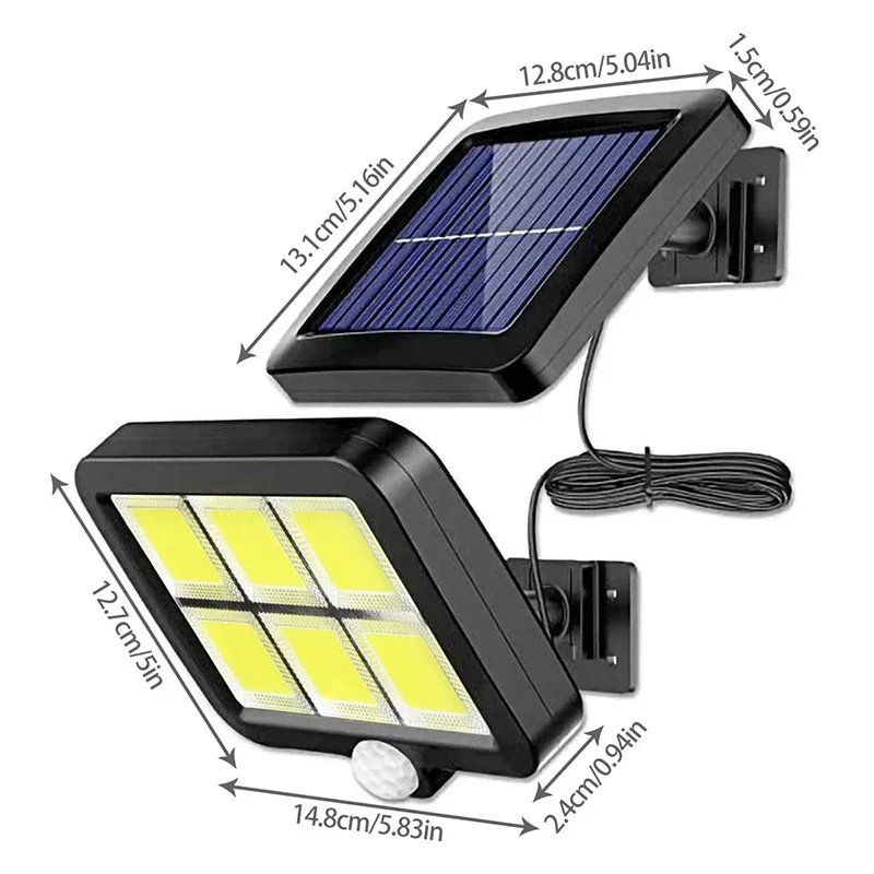 LED-zonne-split-wandlamp buite - Home Security Beams recensie en prijs