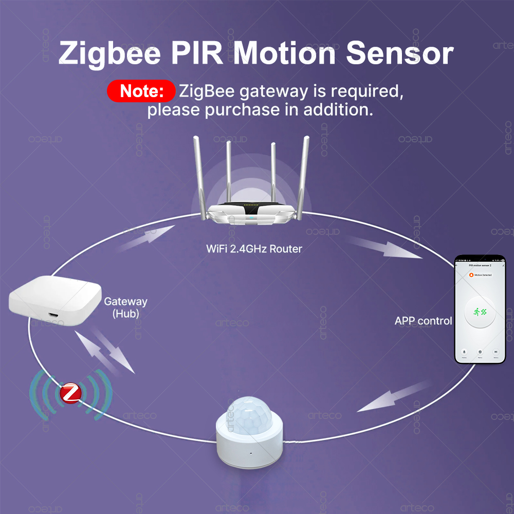 Zigbee 3.0 Mini PIR Bewegingss - Home Security Gadgets recensie en prijs