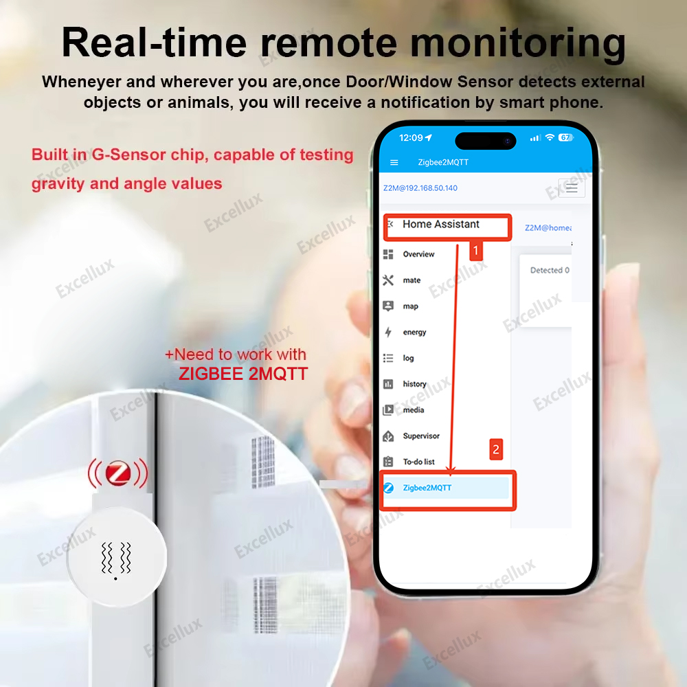 Zigbee 3.0 slimme trillingssen - Home Security Gadgets recensie en prijs