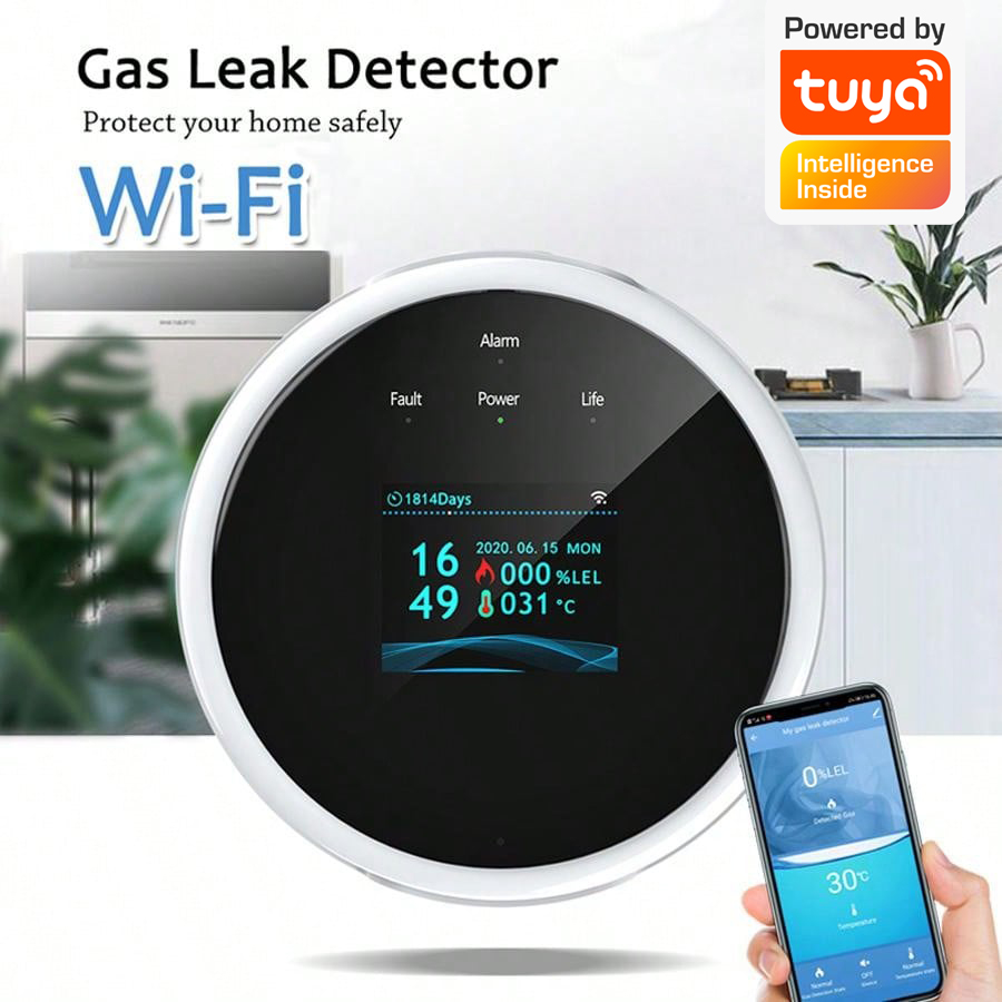 2.4G WiFi Gasalarmsensor Brand - Home Security With Ai recensie en prijs