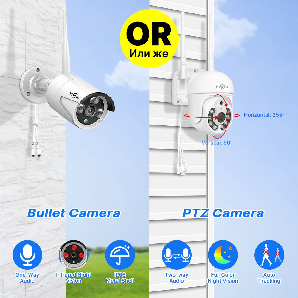 Hiseeu 5MP WiFi CCTV Camera Be - Home Security Wireless Cameras recensie en prijs