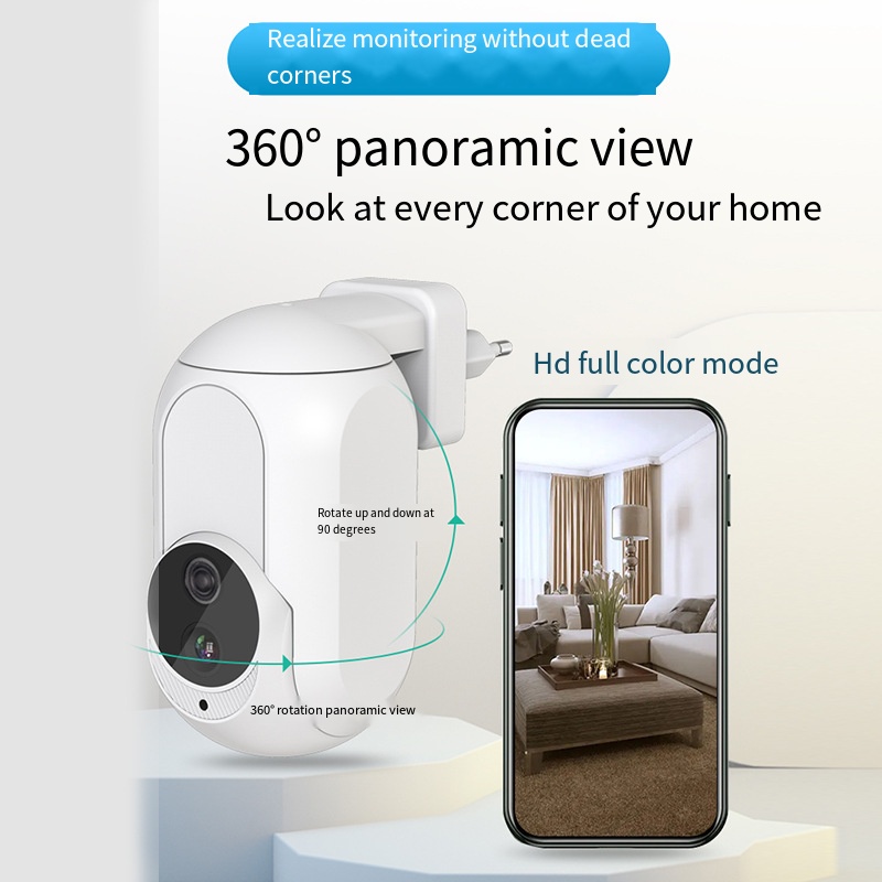 Tuya Plug-in camera Wifi 360 ° - Home Security Beams recensie en prijs