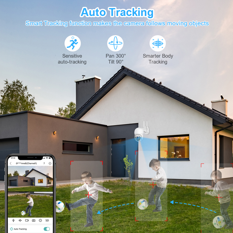 Smar 3MP Draadloos CCTV-beveil - Home Security Wireless Cameras recensie en prijs